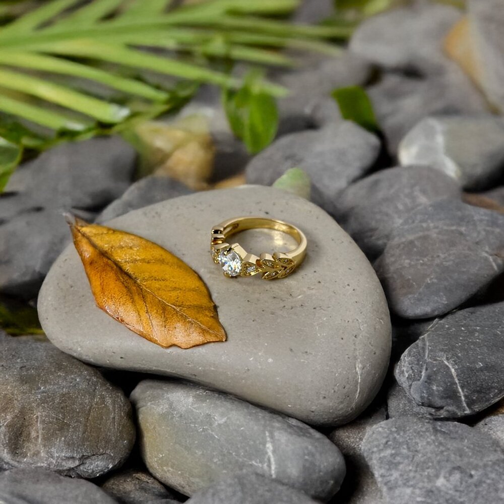 Nature-Inspired Ring - (1141)